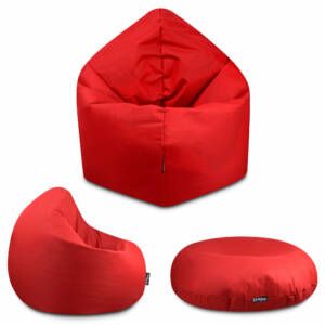 Sitzsack 2in1 - Rot, 145 cm Durchmesser ca. 420L