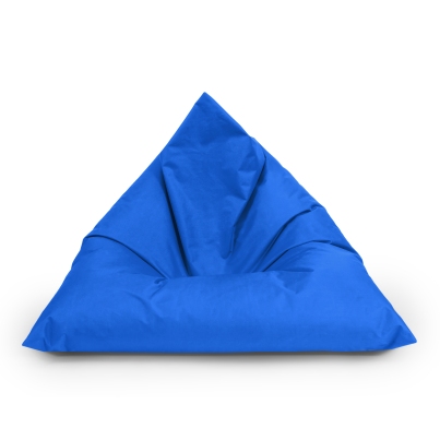 Sitzsack Dreieck - Blau, 100 x 70 cm